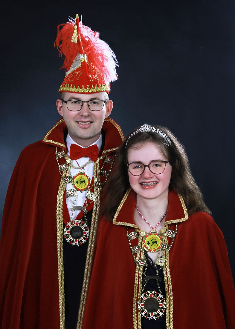 Prinz Sven Winkelnkemper und Mundschenke Dieter Winkelnkemper und Neo Winkelnkemper